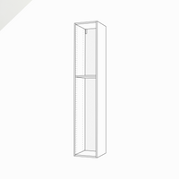 Shallow-Depth, Tall Cabinet, 80" Height