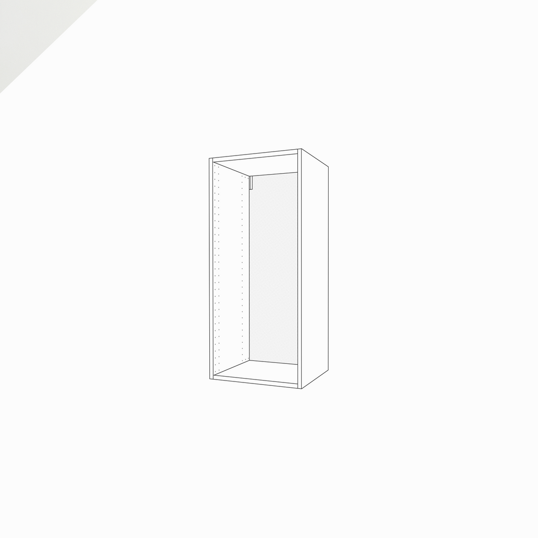 Wall Cabinet, 40" Height