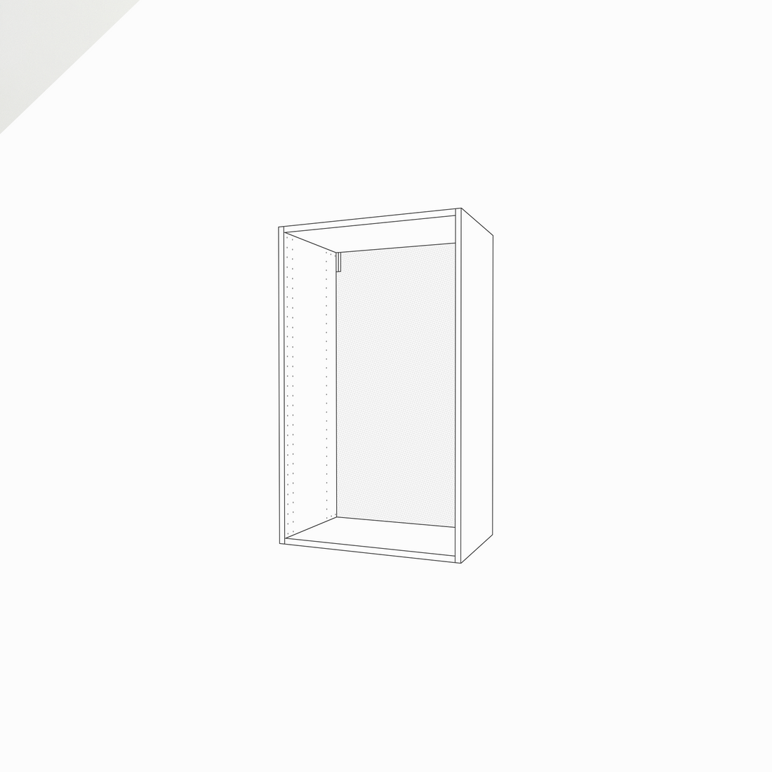 Wall Cabinet, 40" Height