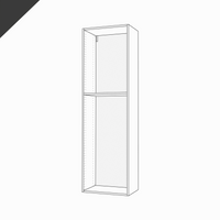 Shallow-Depth, Tall Cabinet, 80" Height