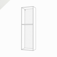 Shallow-Depth, Tall Cabinet, 80" Height
