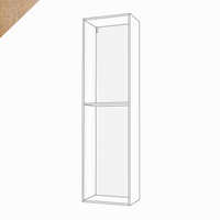 Shallow-Depth, Tall Cabinet, 90" Height