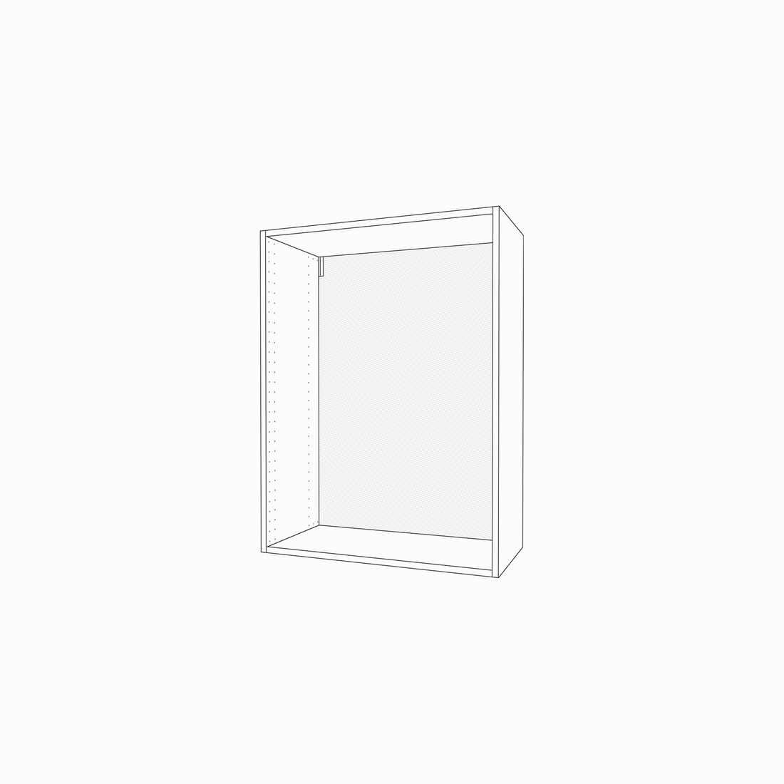 Wall Cabinet, 40" Height