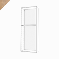 Shallow-Depth, Tall Cabinet, 80" Height