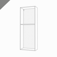 Shallow-Depth, Tall Cabinet, 80" Height
