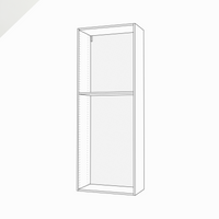 Shallow-Depth, Tall Cabinet, 80" Height