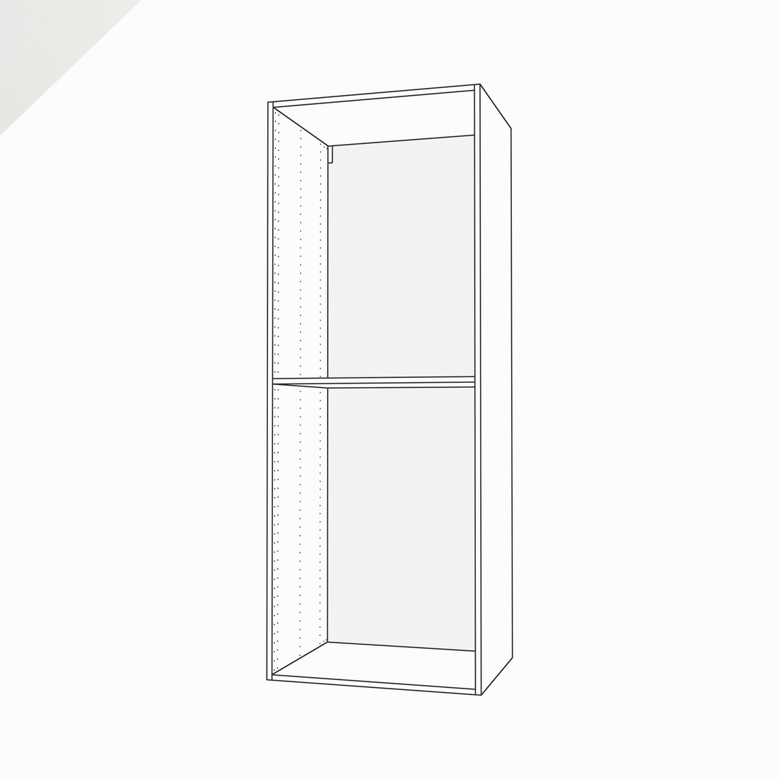Full-Depth, Tall Cabinet, 80" Height