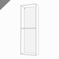 Shallow-Depth, Tall Cabinet, 90" Height