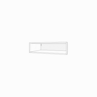 Fridge Cabinet, 10" Height