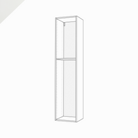 Shallow-Depth, Tall Cabinet, 80" Height